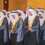 حمد الشرقي يؤدي صلاة عيد الأضحى في جامع الشيخ زايد بالفجيرة