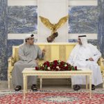 حاكم الفجيرة يستقبل منصور بن زايد