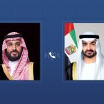 رئيس الدولة وولي عهد السعودية يبحثان هاتفياً العلاقات الأخوية والجهود المبذولة تجاه التطورات في المنطقة