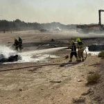 وفاة طيار هندي تحطمت طائرته خلال عرض جوي في معرض دبي للطيران