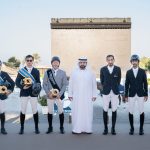 محمد الشرقي يشهد الشوط الختامي لبطولة الفجيرة الدولية لقفز الحواجز ويتوّج الفائزين