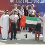 5 ميداليات للإمارات في بطولة غرب آسيا للترايثلون بالفجيرة