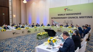 اجتماع استثنائي للمكتب التنفيذي للاتحاد الدولي للتايكواندو في الفجيرة على هامش بطولة الفجيرة الدولية المفتوحة