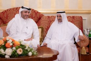 حمد الشرقي يواصل استقبال المهنئين بعيد الفطر المبارك بحضور ولي عهد الفجيرة