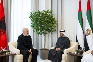 رئيس الدولة يستقبل رئيس وزراء ألبانيا