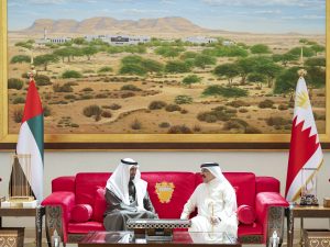 رئيس الدولة والملك حمد بن عيسى يبحثان في البحرين العلاقات الأخوية والمستجدات الإقليمية