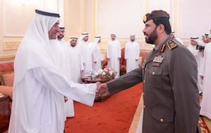 حمد الشرقي يواصل استقبال المهنئين بعيد الأضحى المبارك بحضور ولي عهد الفجيرة