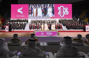 حمد الشرقي يشهد تخريج 302 طالب وطالبة من جامعة الفجيرة
