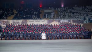 محمد الشرقي يشهد تخريج منتسبي الدورة التدريبية الصيفية لشرطة الفجيرة