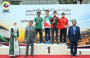محمد الكندي يظفر ببرونزية آسيا للكاراتيه