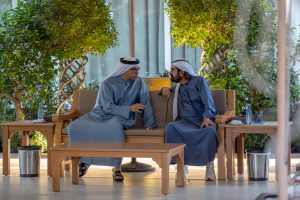 محمد بن راشد يلتقي منصور بن زايد