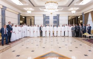 حمد الشرقي يستقبل الوفود المشاركة في منتدى أسواق الطاقة